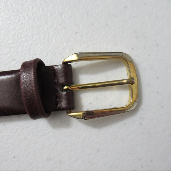 Christian Dior Vintage Split Leather Brown Belt - Picture 5 of 17